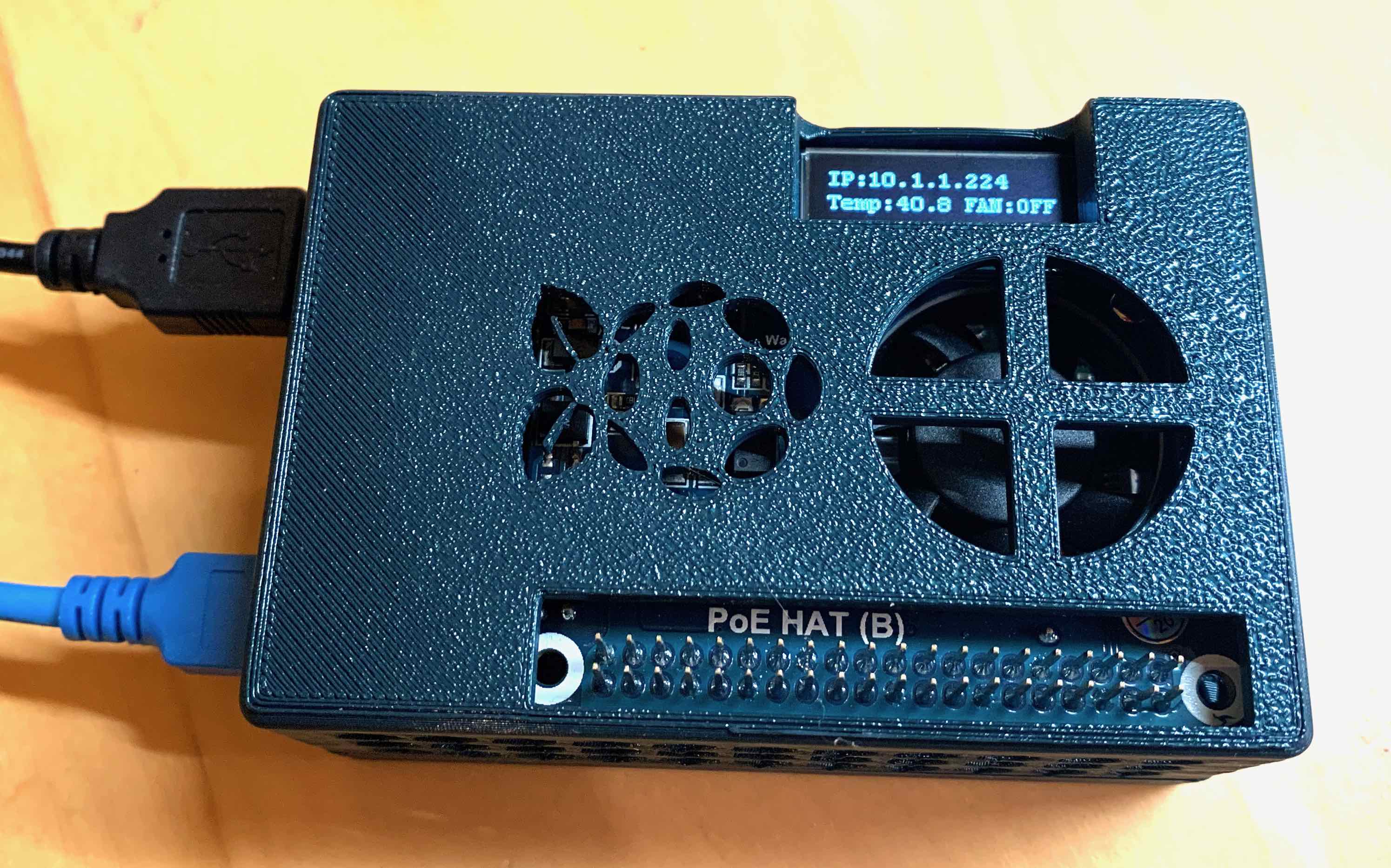 Case For A Raspberry Pi 4b Waveshare Poe Hat B Or C By Jfdl Download Free Stl Model