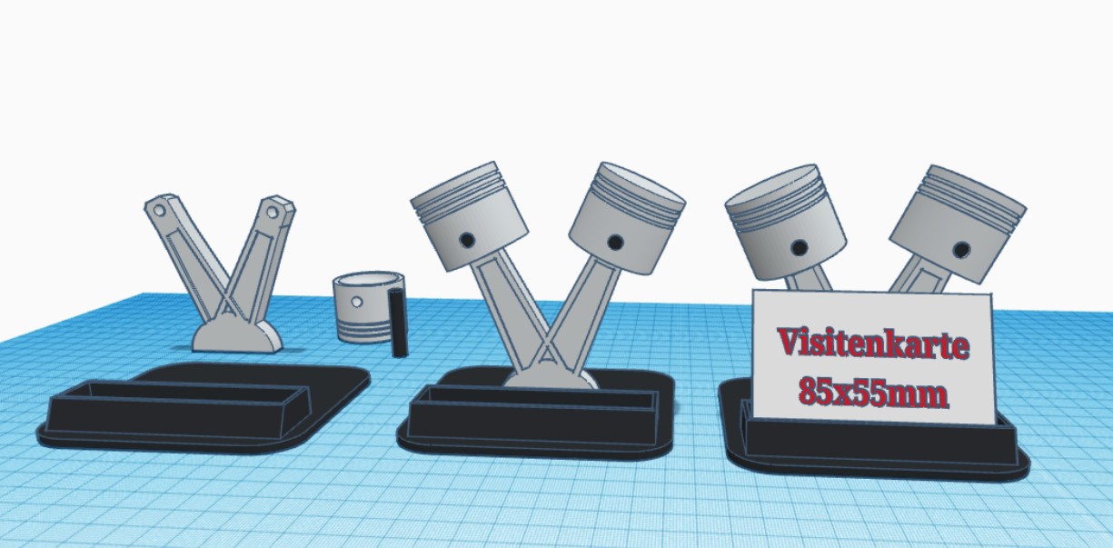 MOAZIFI Visitenkartenhalter Set - 8 Stück Acryl Halter Für Büro & Empfang