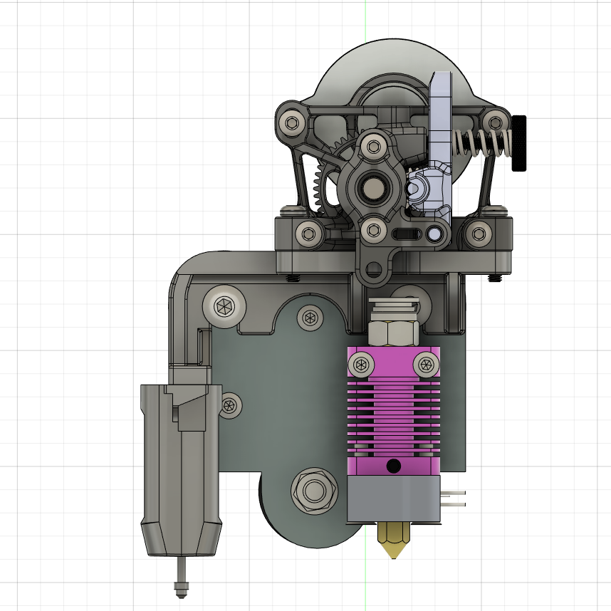 SHERPA MINI EXTRUDER MOUNT FOR ENDER 3 WITH CRTOUCH by TomTLC ...