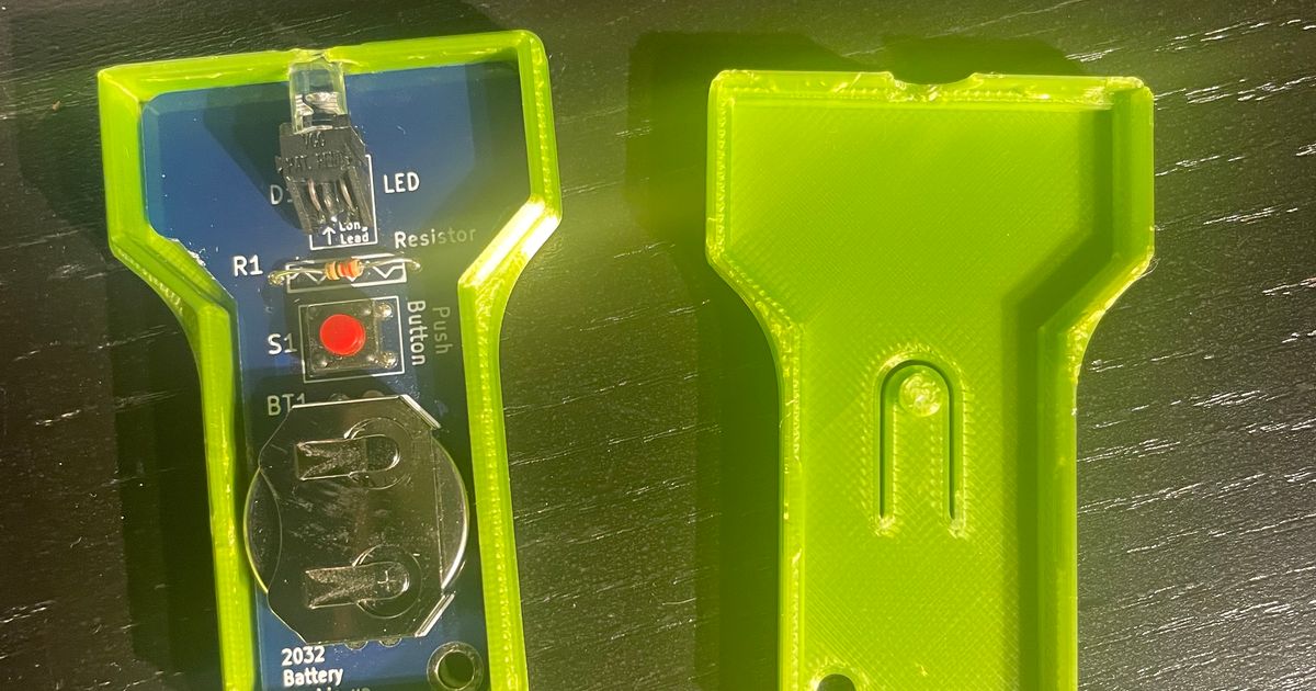 Flashlight case for Low Voltage Labs Soldering Flashlight Kit by cathy