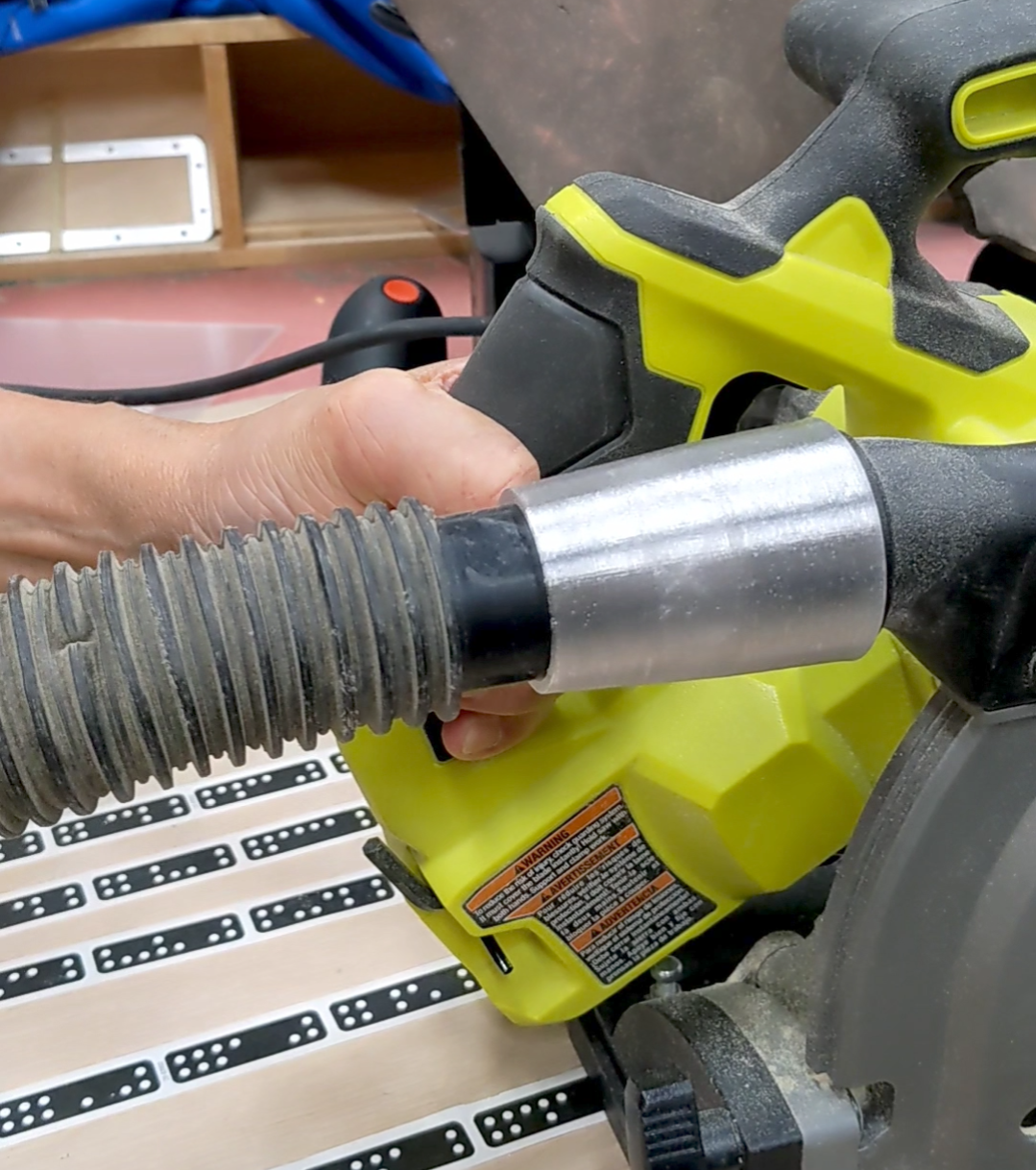 Ryobi Tracksaw Hose 1.25" Adapter