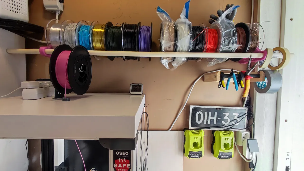 ROBUST FILAMENT RACK MOUNTS by TomTLC | Download free STL model ...