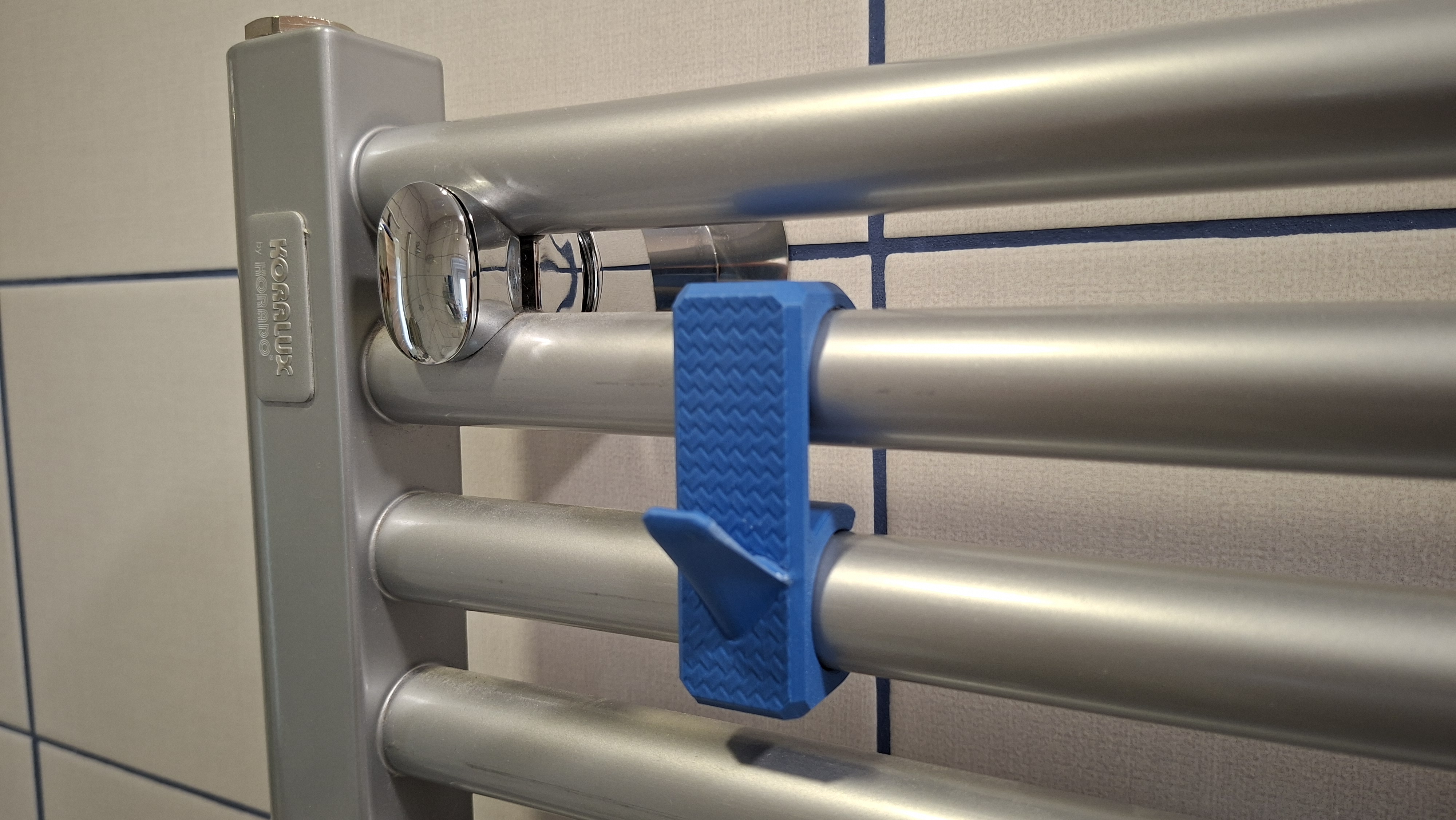 Parametric ladder radiator hook 3D model