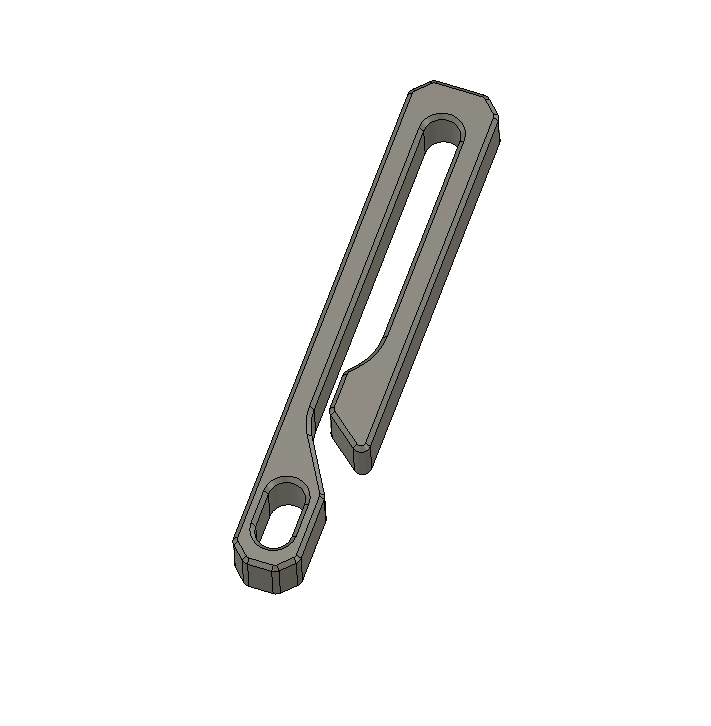 Minimalist Pocket Clip EDC Keychain V2 by DesignbySteven Download