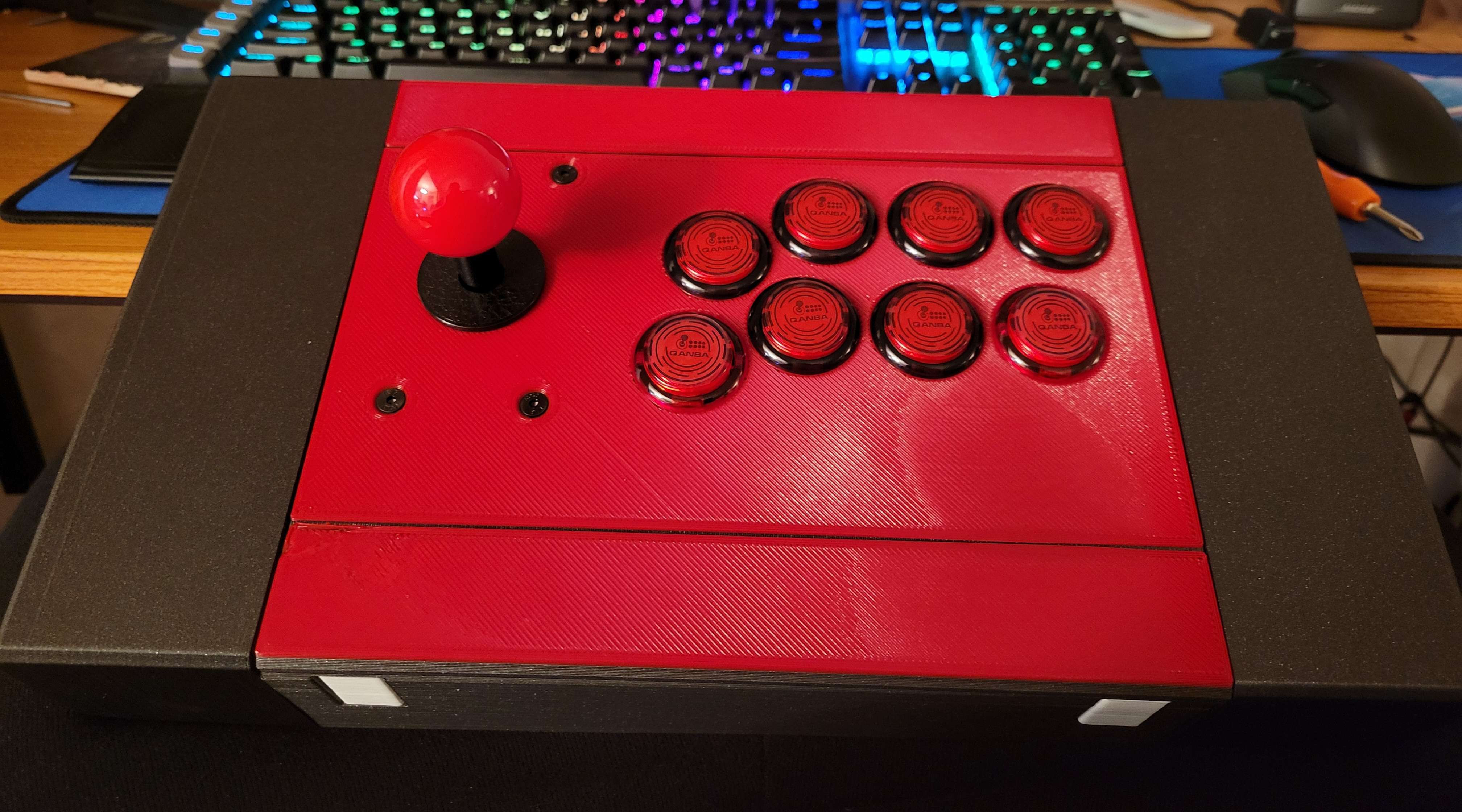 OFS3D - 3D Printable Arcade Stick (V1 BoomBox)