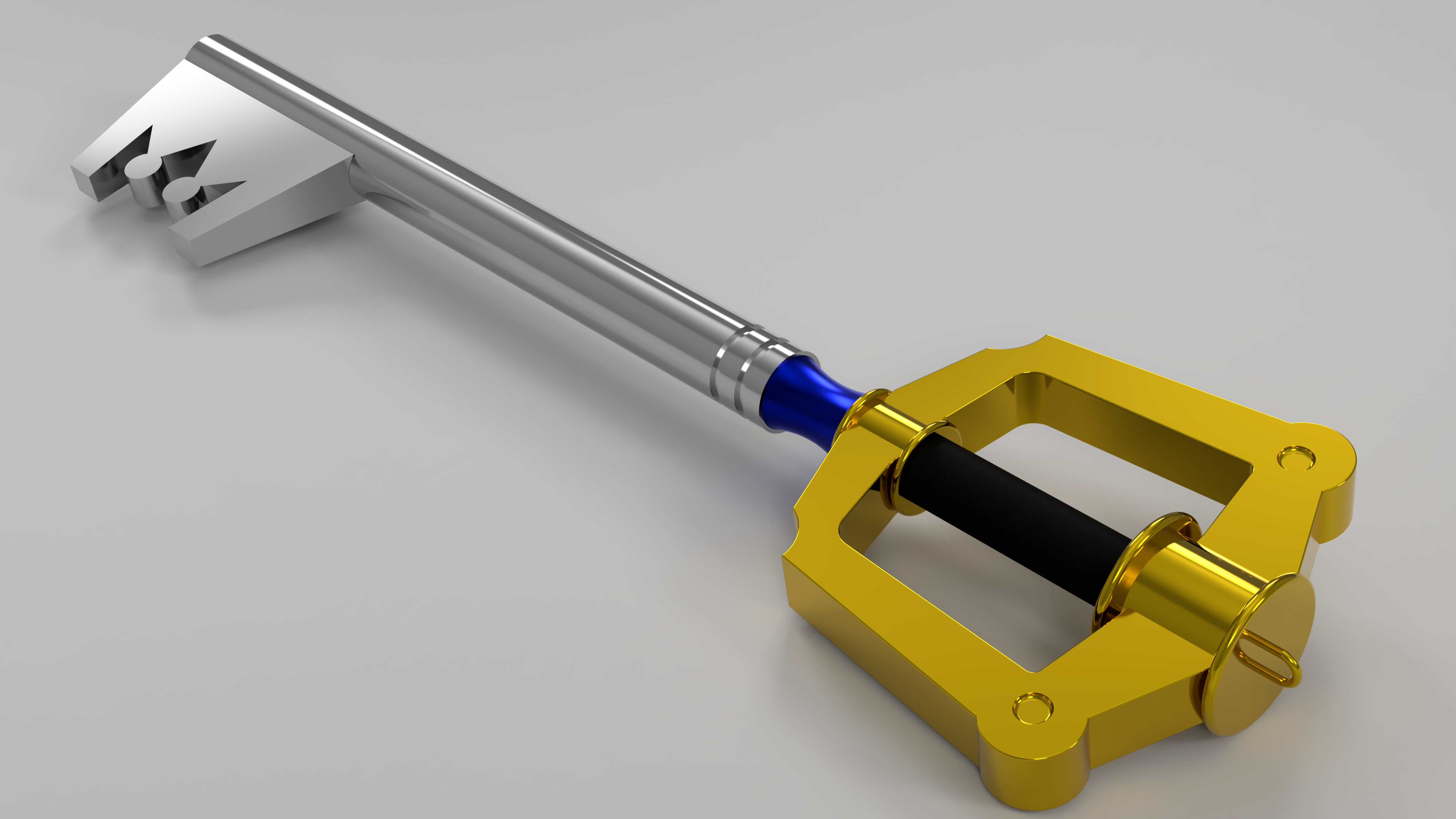 Kingdom key keyblade by electricmasquerade download free stl model