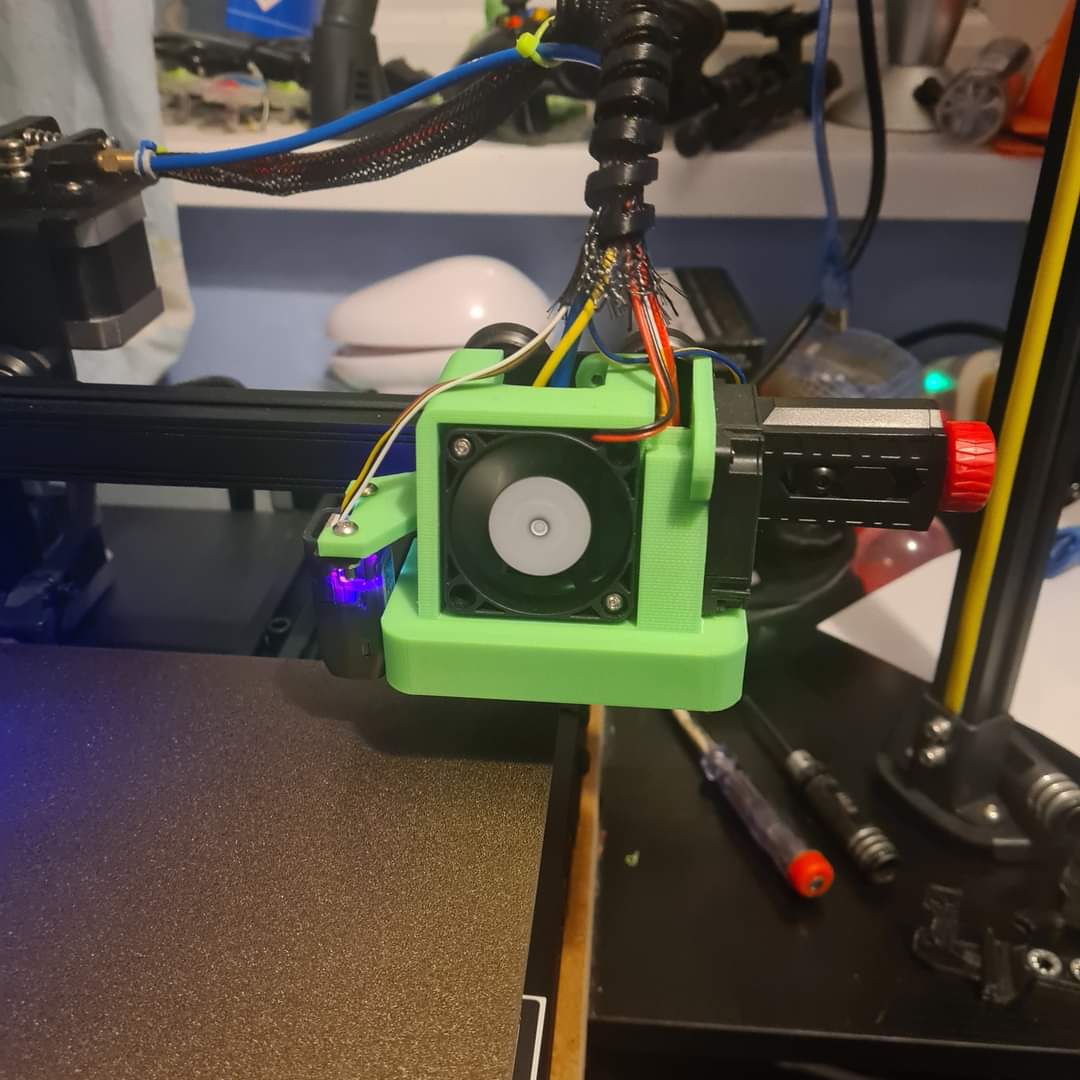 Ender 2 Pro Satsana with Stock Fans
