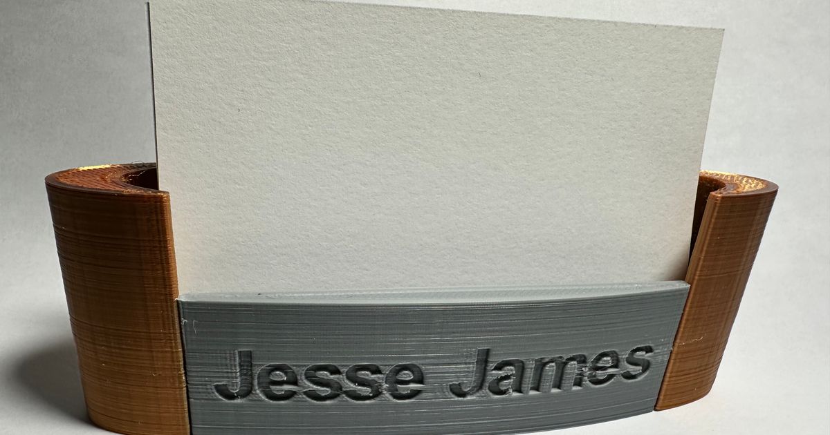 Business card holder by Luka Download free STL model