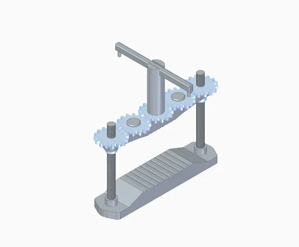 Desk screw press