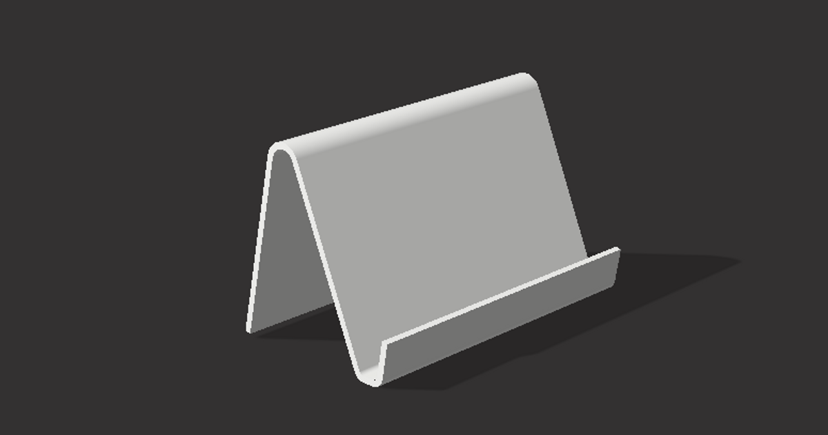 Simple Business Card Holder by DesignbySteven Download free STL model