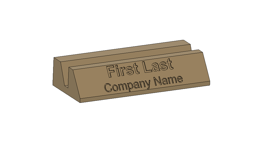 Business Card Holder With Name