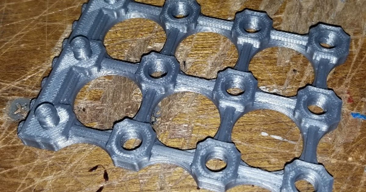 1/4" and 1/8" Pegboard Drilling Jigs. by AkAdventurer Download free