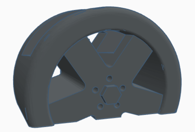 Car Wheel business card holder w/ pen holder