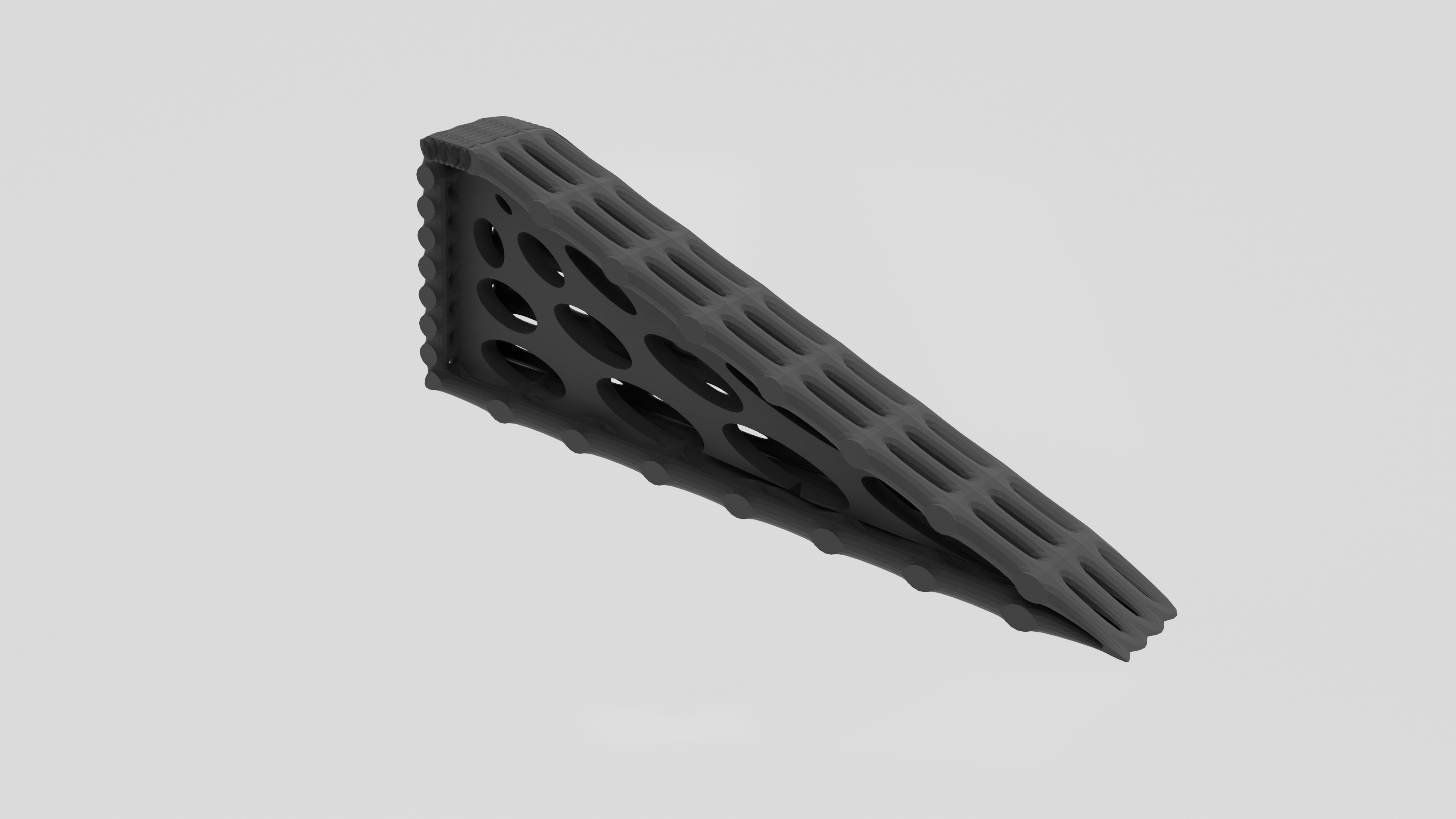 Miniatura 2 do modelo 3D Voronoi Doorstop (functional)