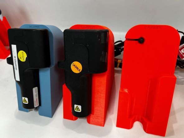 Vial capper / crimper holder