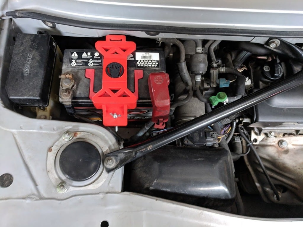 Battery hold-down for Mk3 Toyota MR2 Spyder