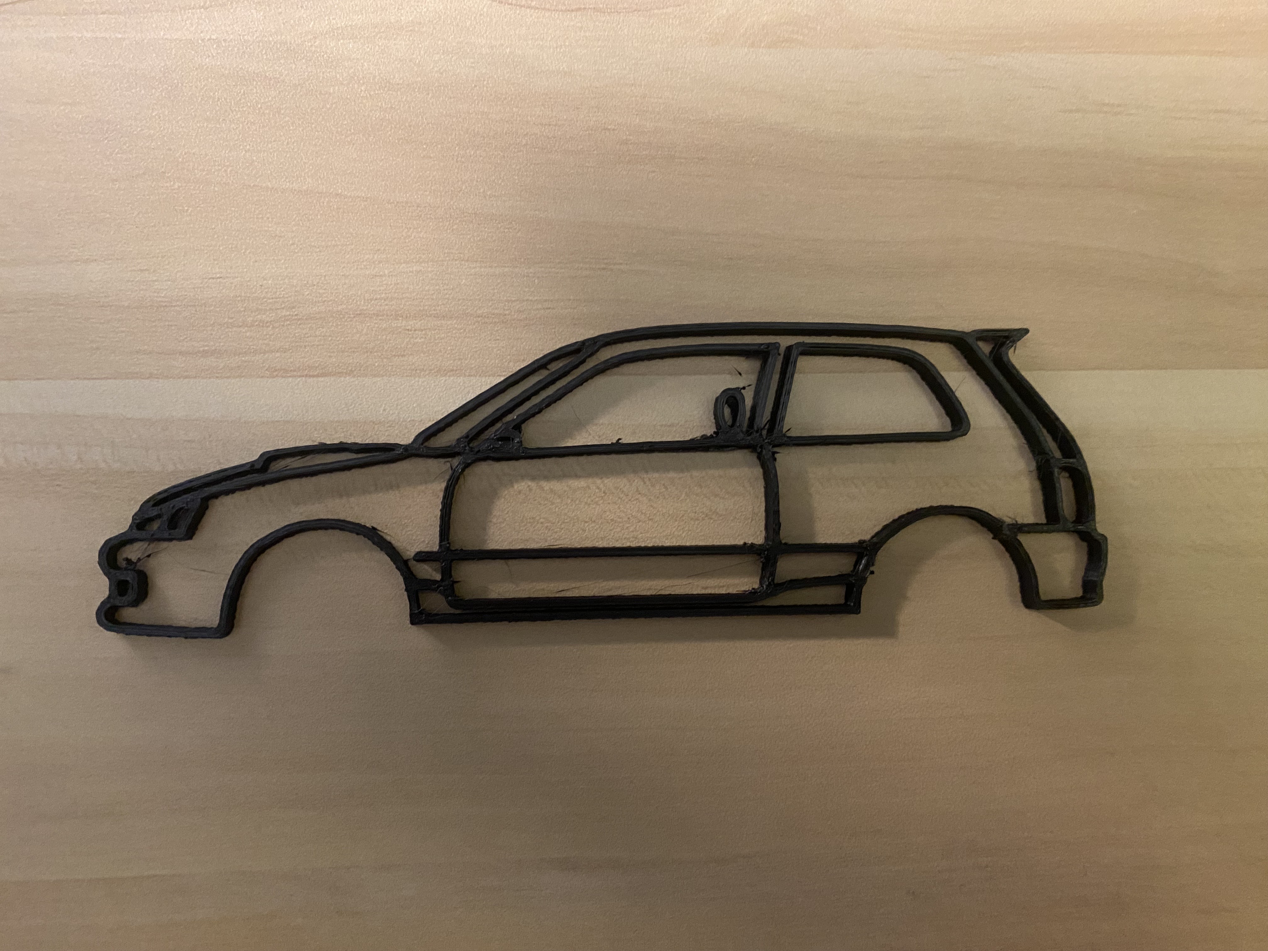 EP91 Toyota Starlet Glanza Wall Art Silhouette