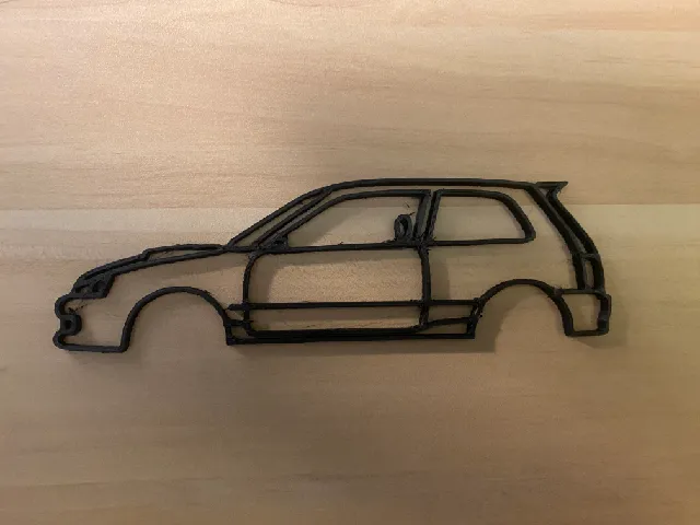EP91 Toyota Starlet Glanza Wall Art Silhouette