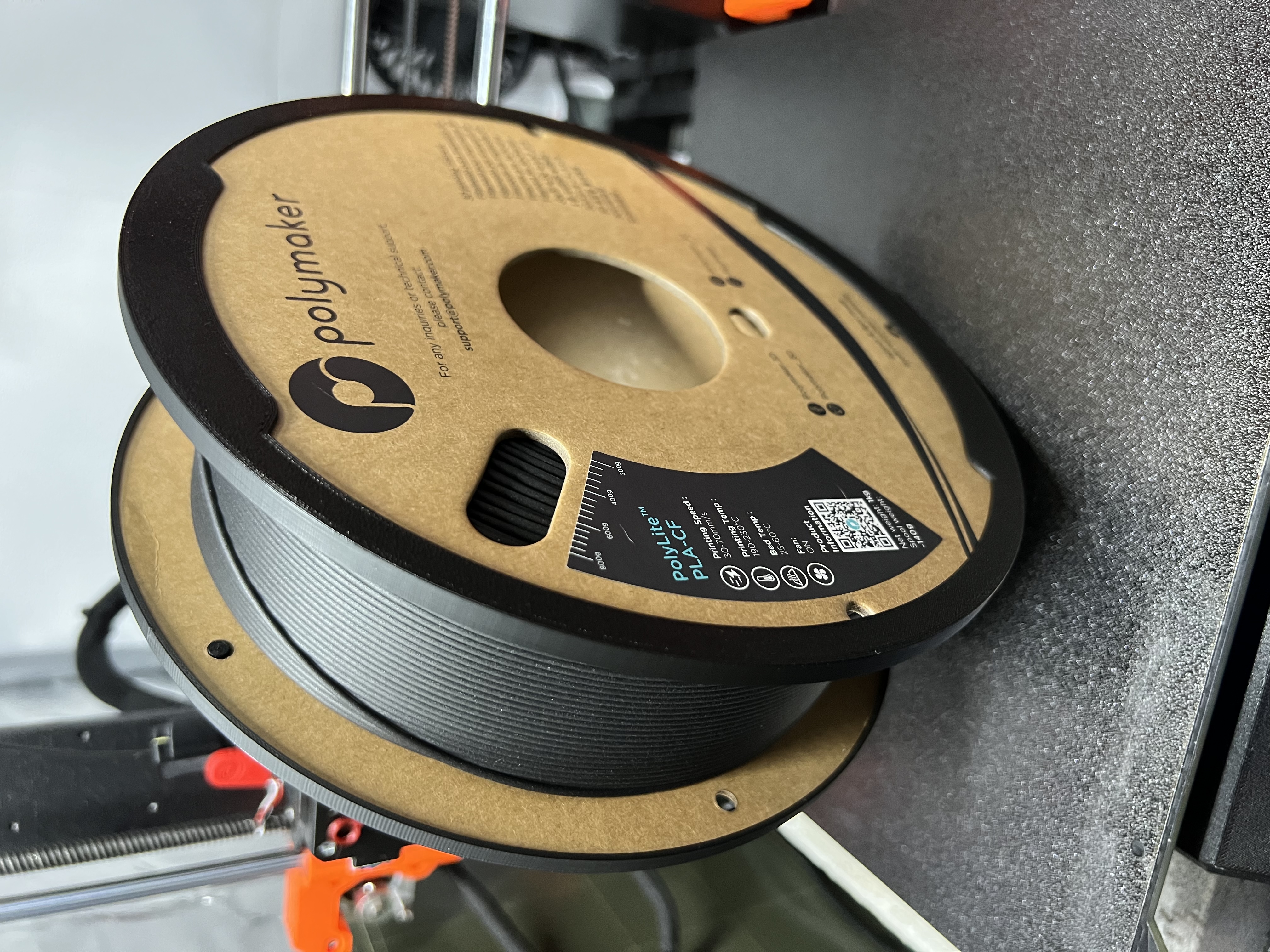Polymaker Cardboard Spool Ring with Tabs for AMS