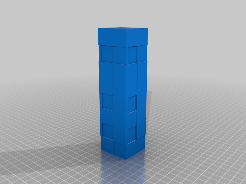 Miniatura 3 do modelo 3D Minecraft torch lamp