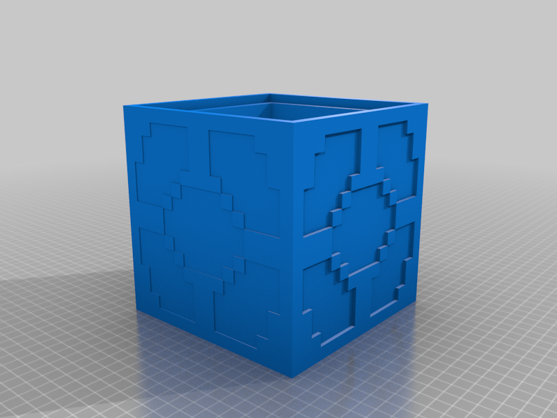 Miniatura 4 do modelo 3D Minecraft Redstone Lamp light