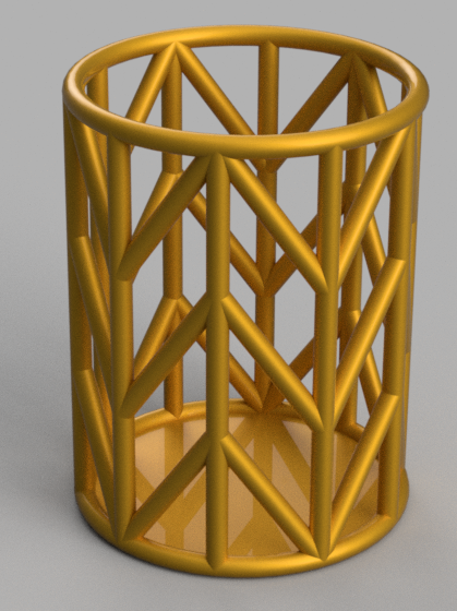 Chevron Pen Holder