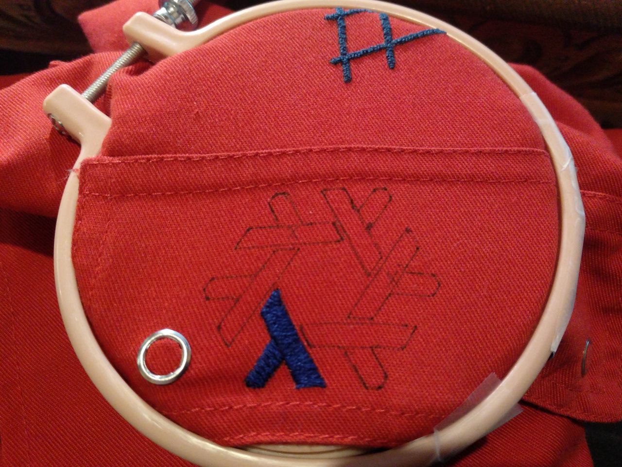 Nix snowflake logo stencil