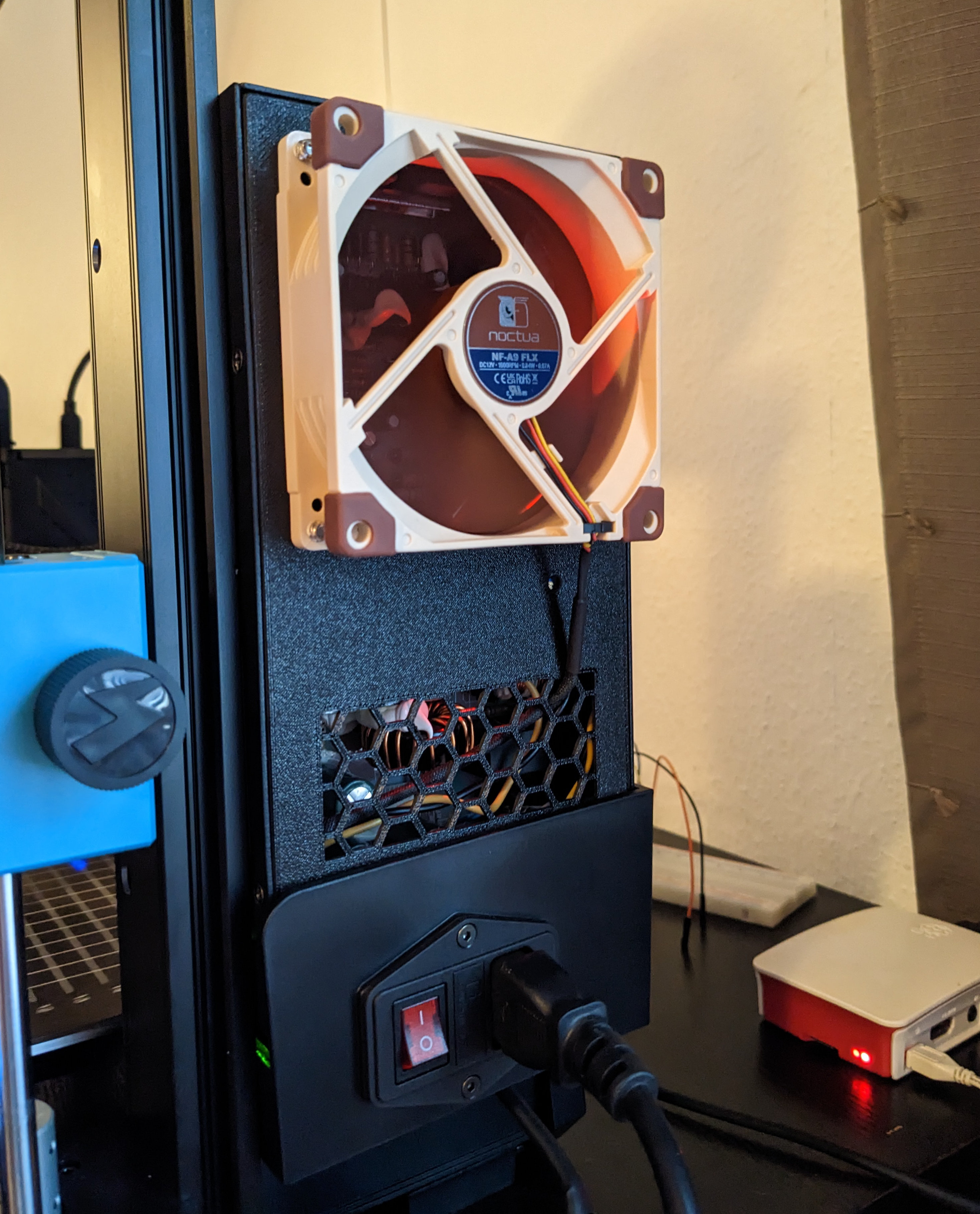 Sovol Sv06 Psu Case Cover For 92mm Fan With Bigger Intake By Nmk ...