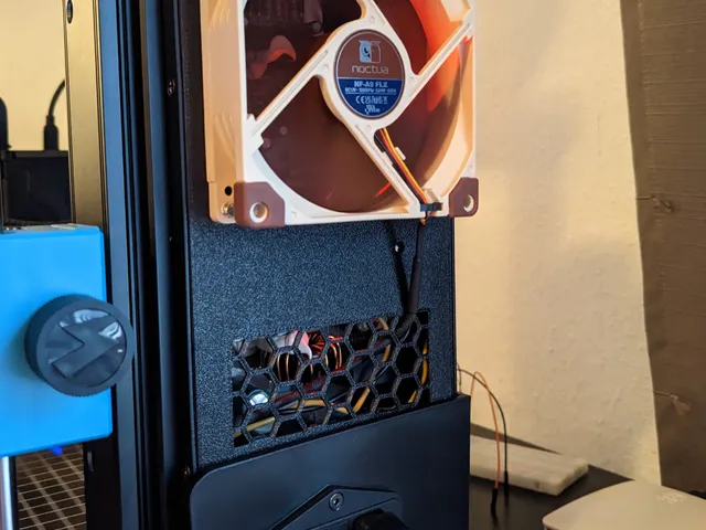 sovol sv06 psu case cover for 92mm fan with bigger intake