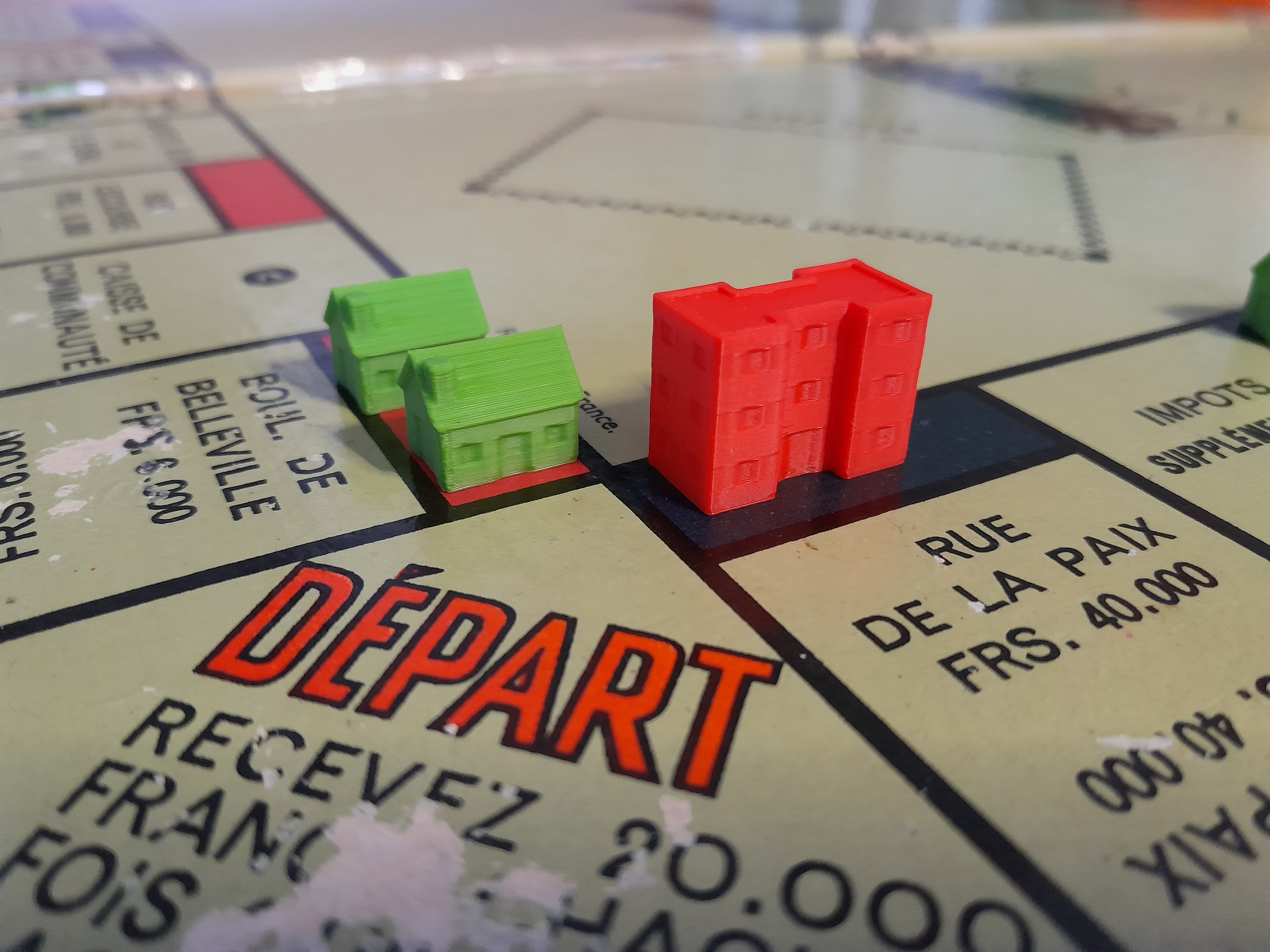 Houses and Hotel for Monopoly