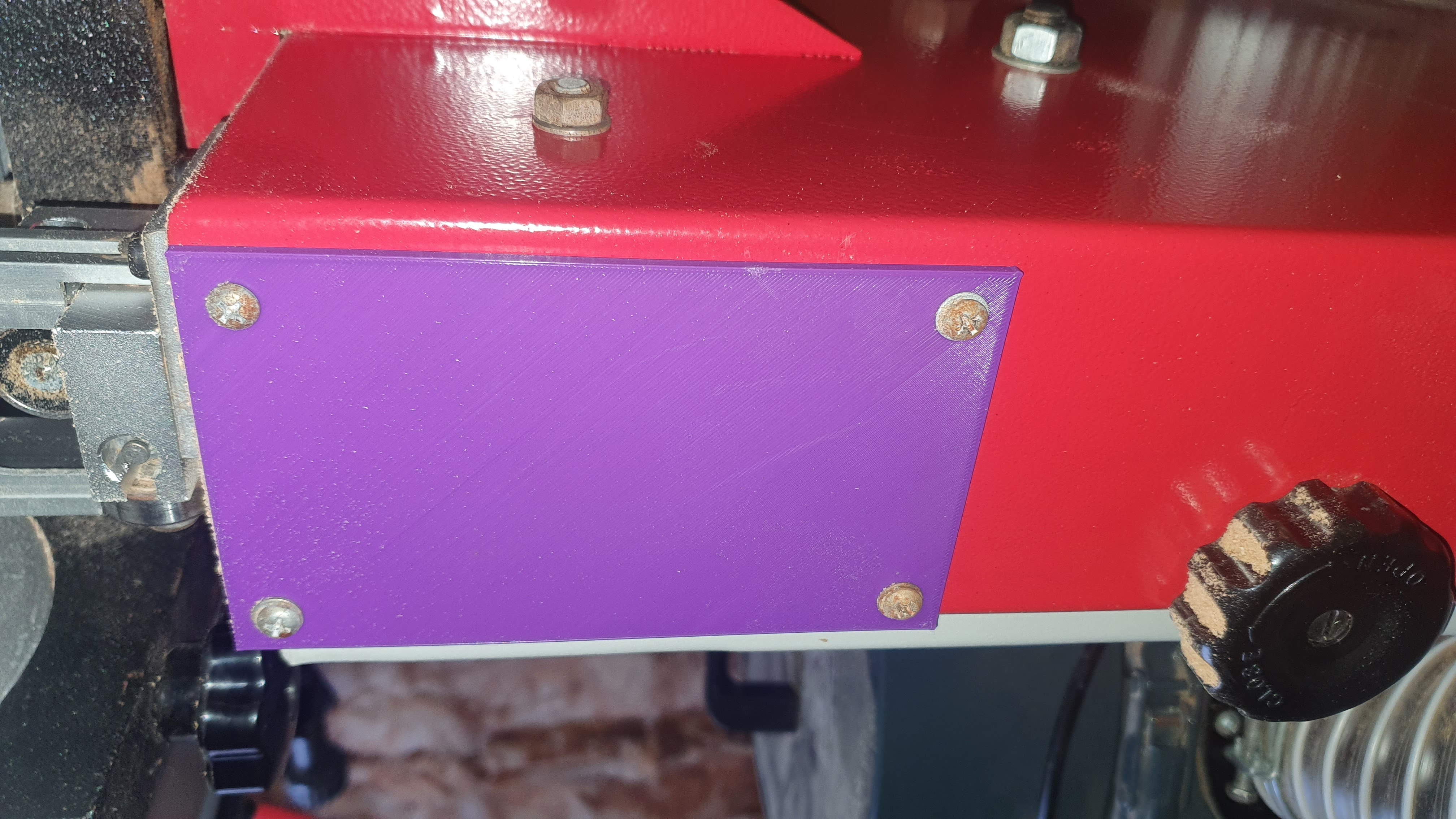 Axminster HBS350N Bandsaw Dust Port Cover