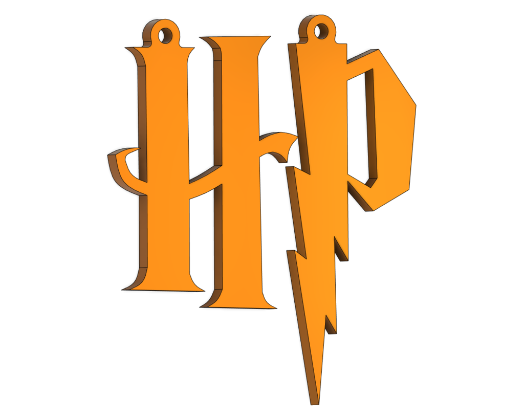 Earrings Pendant Letter Harry Potter