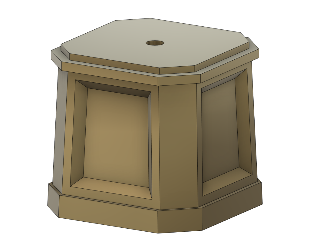 Pedestal v2 by dantech download free stl model printables