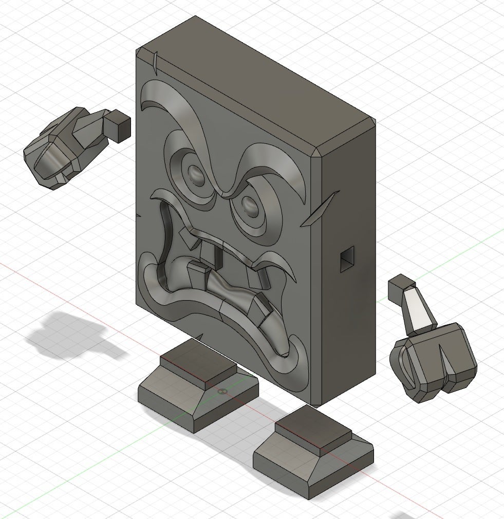 Miniatura 3 do modelo 3D Whomp from Mario (simple version)