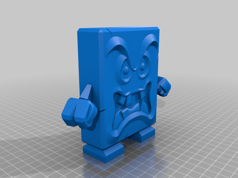 Miniatura 4 do modelo 3D Whomp from Mario (simple version)