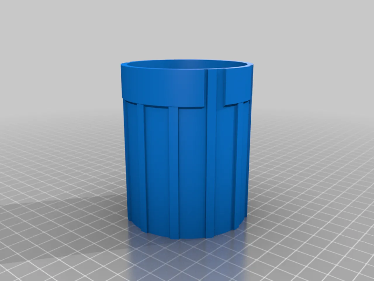 Small Trash Can (Lego look like) by GedeonLab, Download free STL model