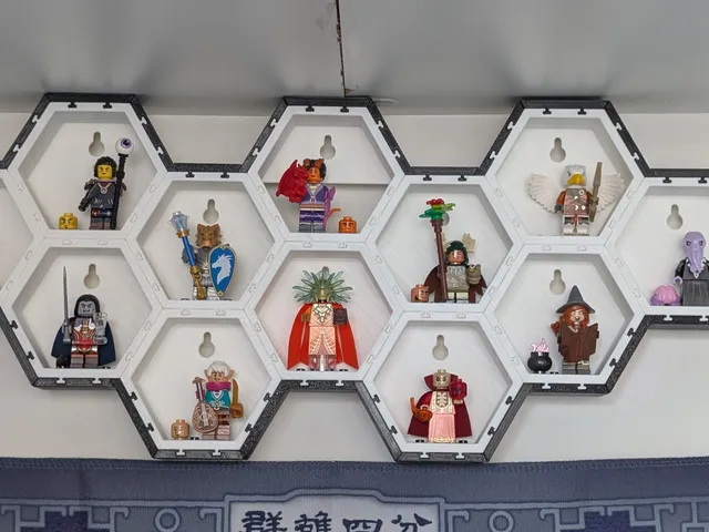 LEGO minifigure Hex edging (for rewored version)