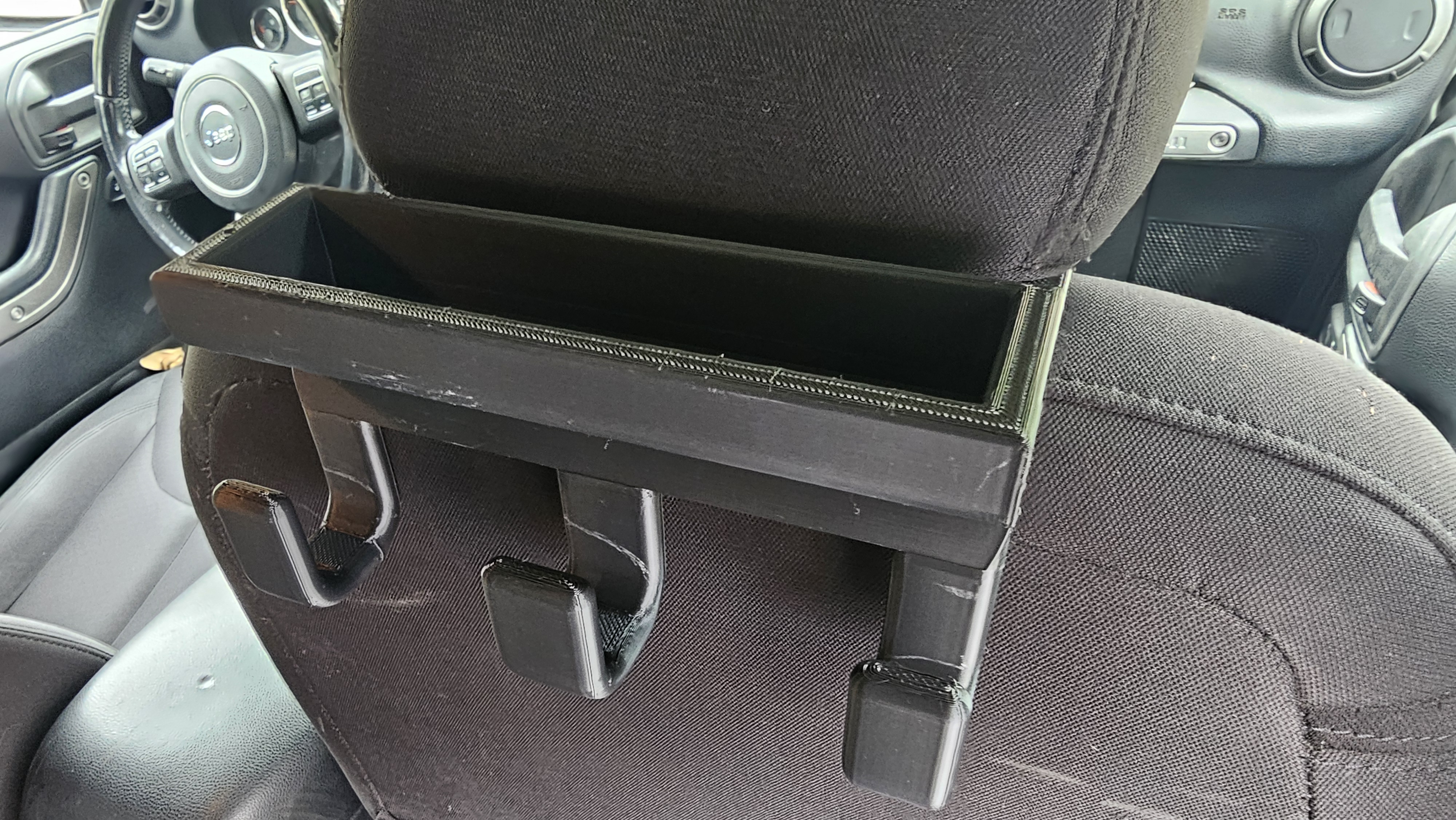 Jeep JKU Seat Hook with Tray