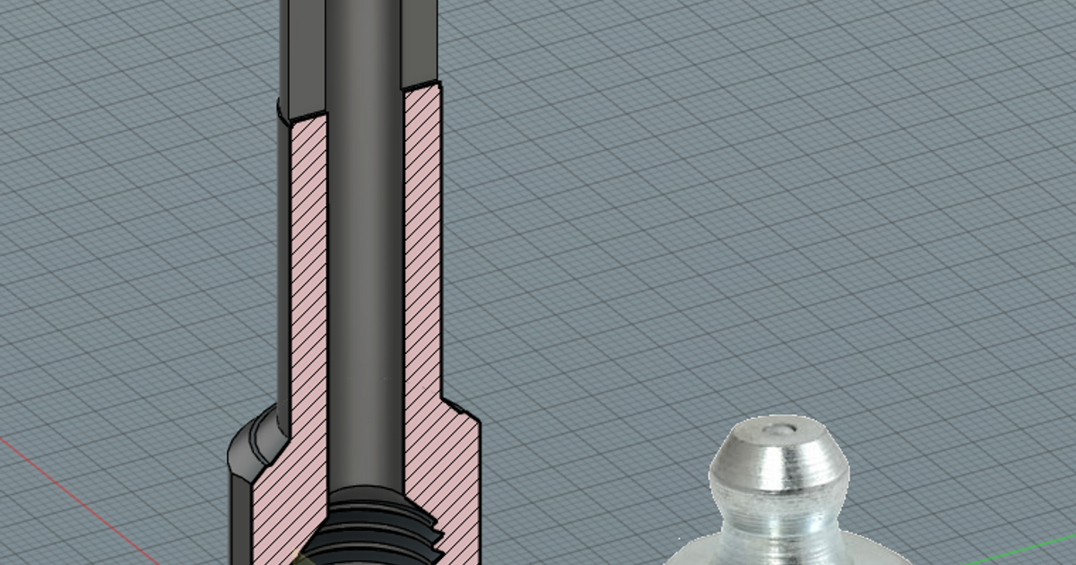 LM8UU grease helper M8x1 by fullschildi | Download free STL model ...