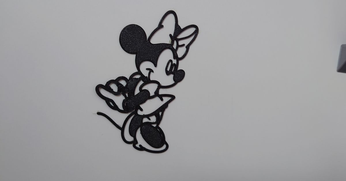 Minnie mouse wall decor von Shady Kostenloses STLModell