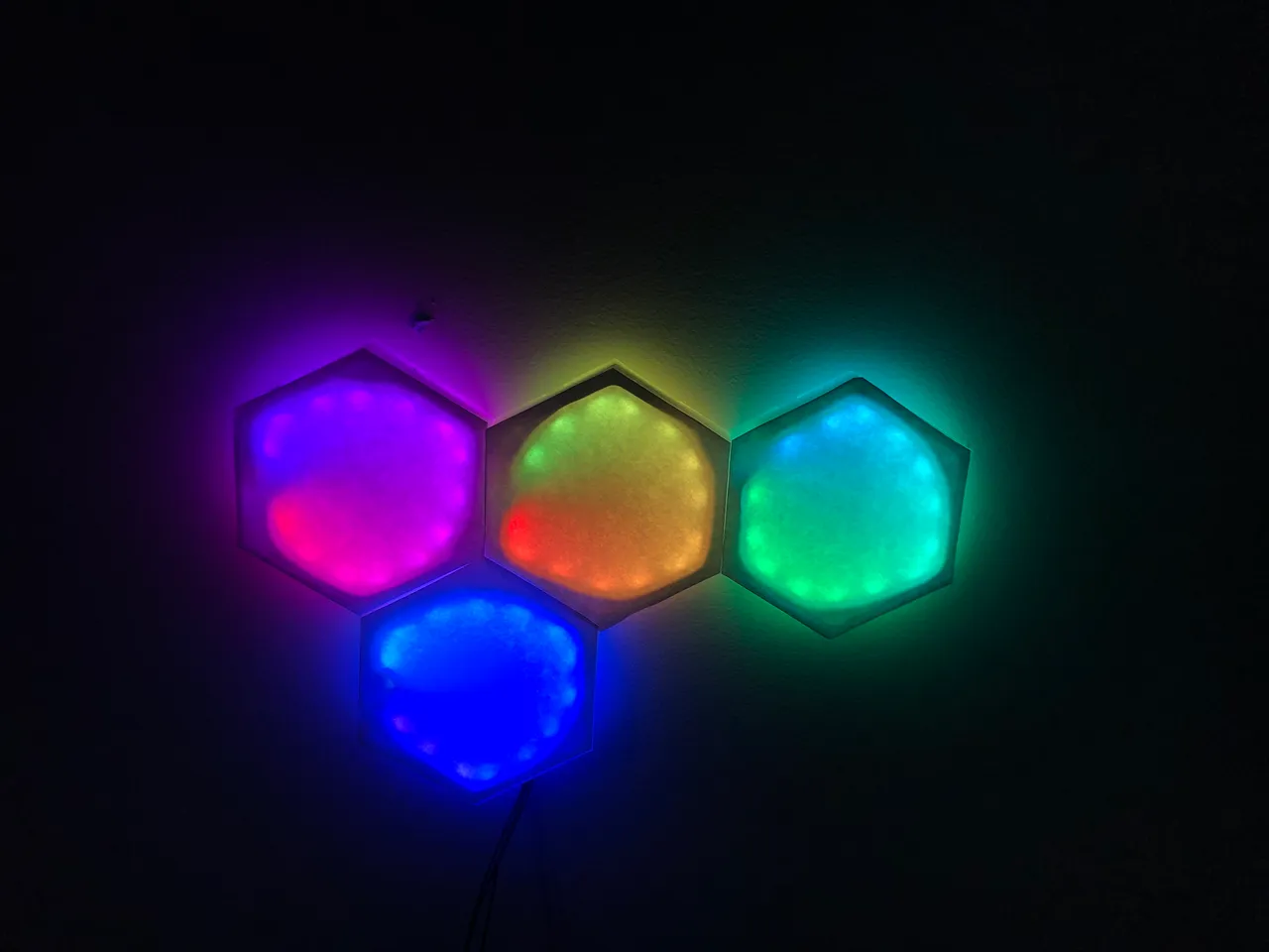 Small LED hexagon / Nanoleaf by The Techy, Download free STL model