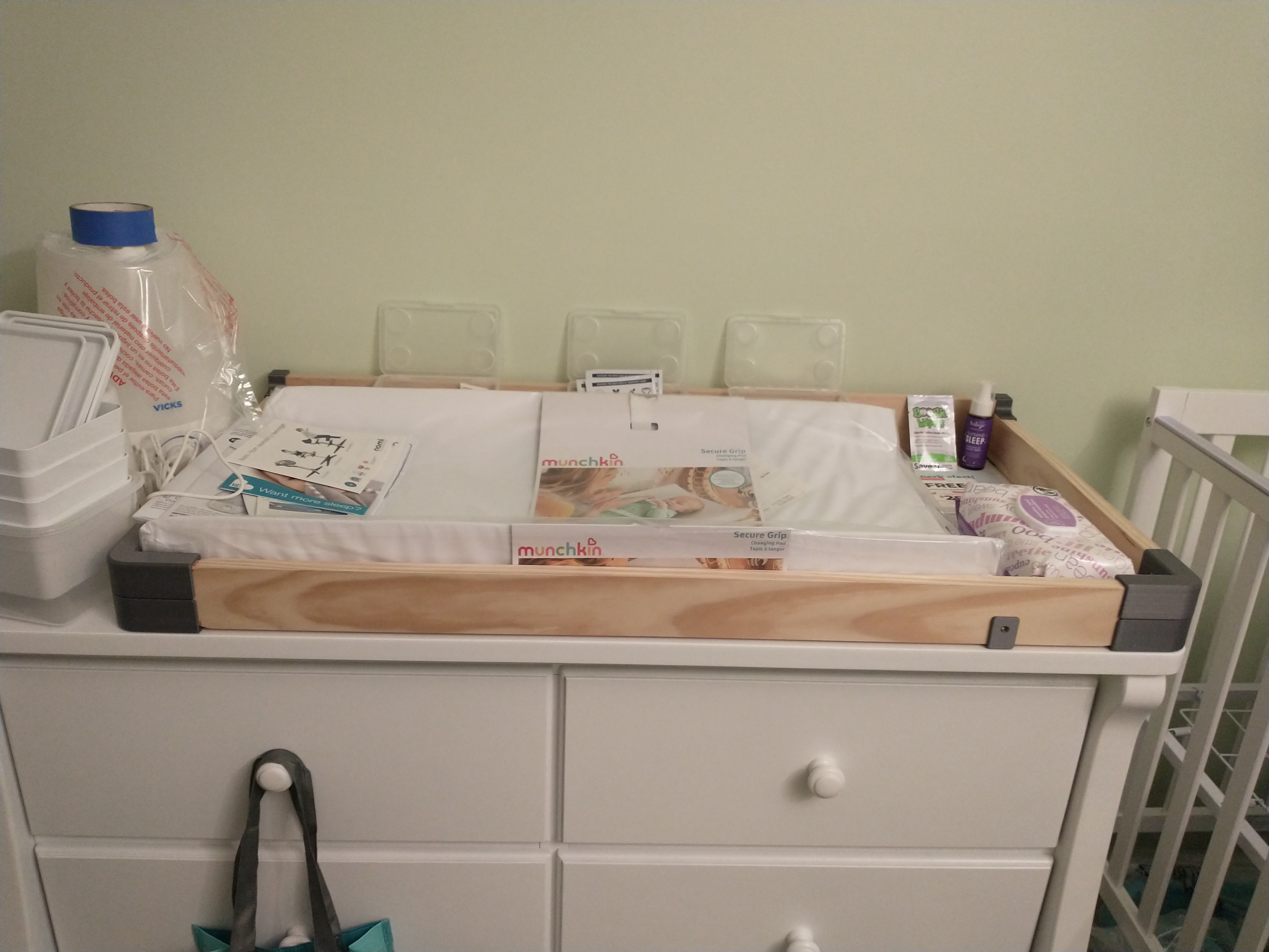 Dresser Mount Changing Table