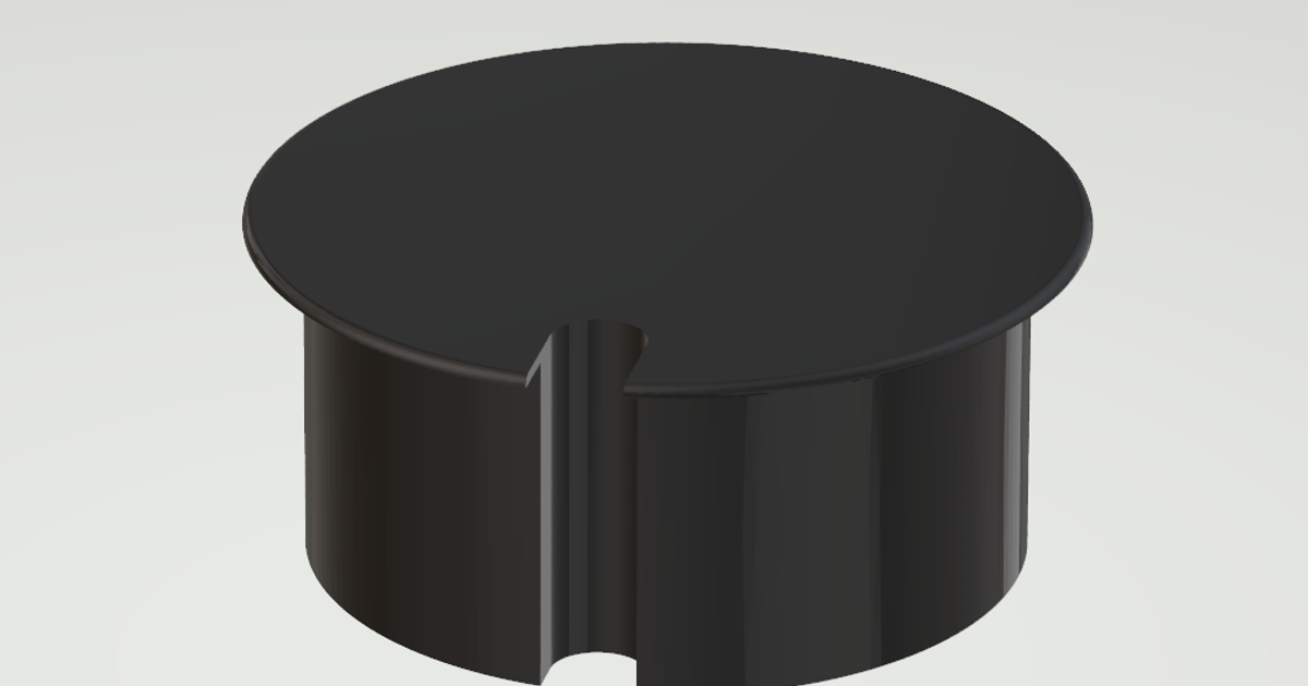 60mm Desk Grommet by Mike_Y Download free STL model