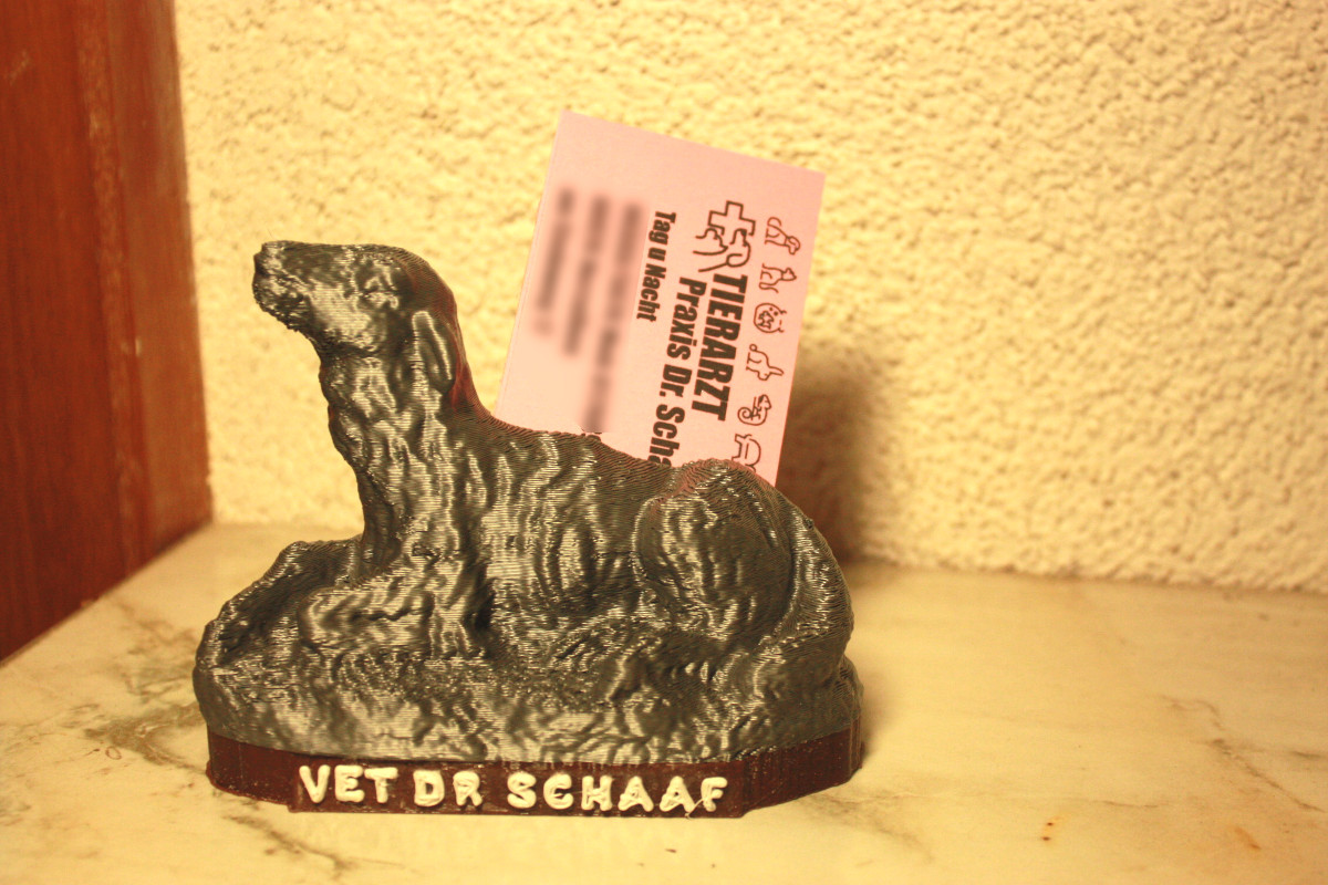 VET DR Animal Visitenkartenhalter