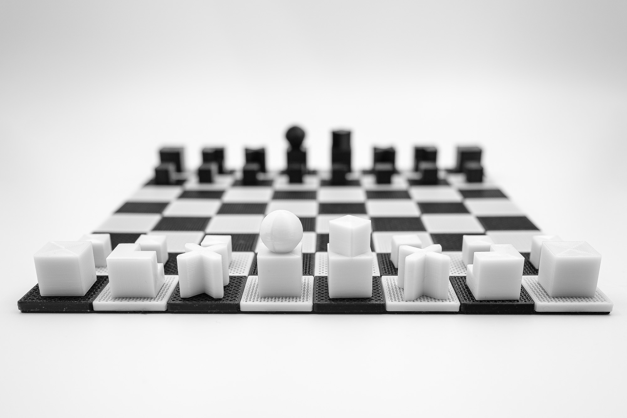 Bauhaus Inspired Chess Set