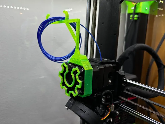 Extruder filament holder for samples / leftovers