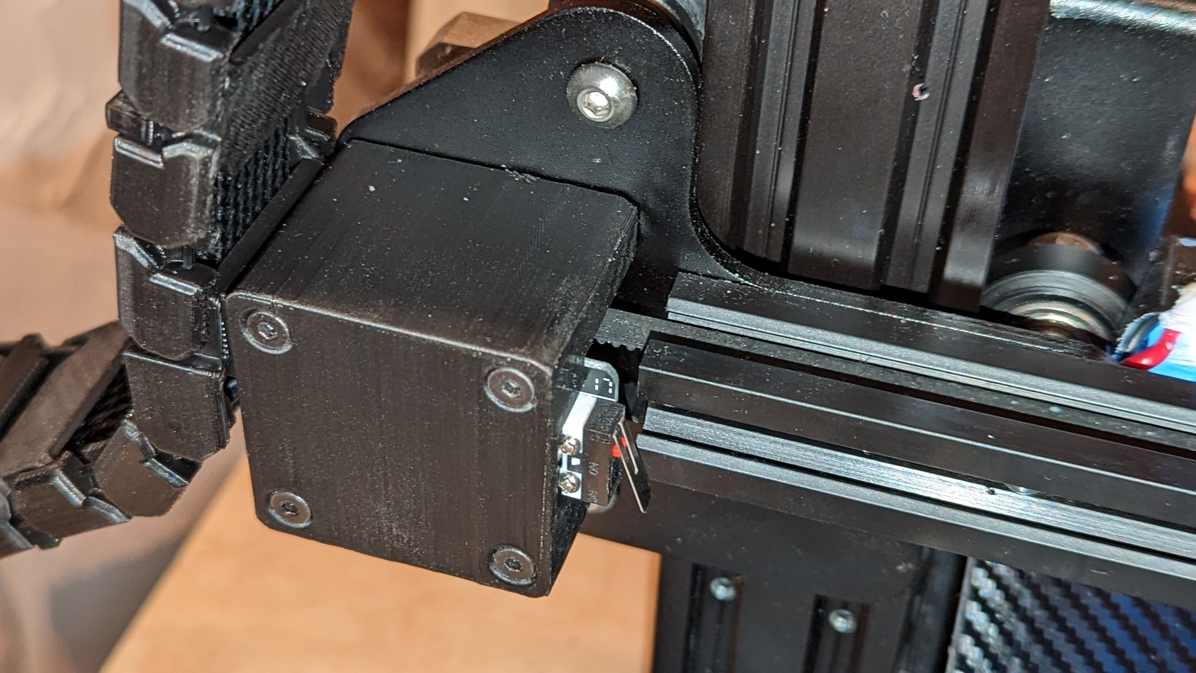 Gantry mount for cable chain Ender 3 V2 Sprite Extruder by Turricanus