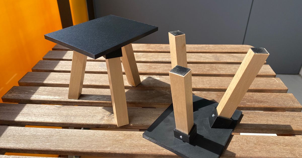 Tabletop speaker stand by ViktorStiskala Download free STL model