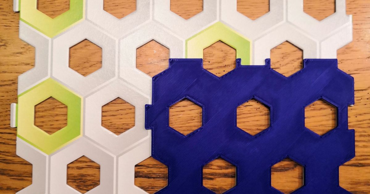 Gravitrax hexagonal plate by Pokot Download free STL model