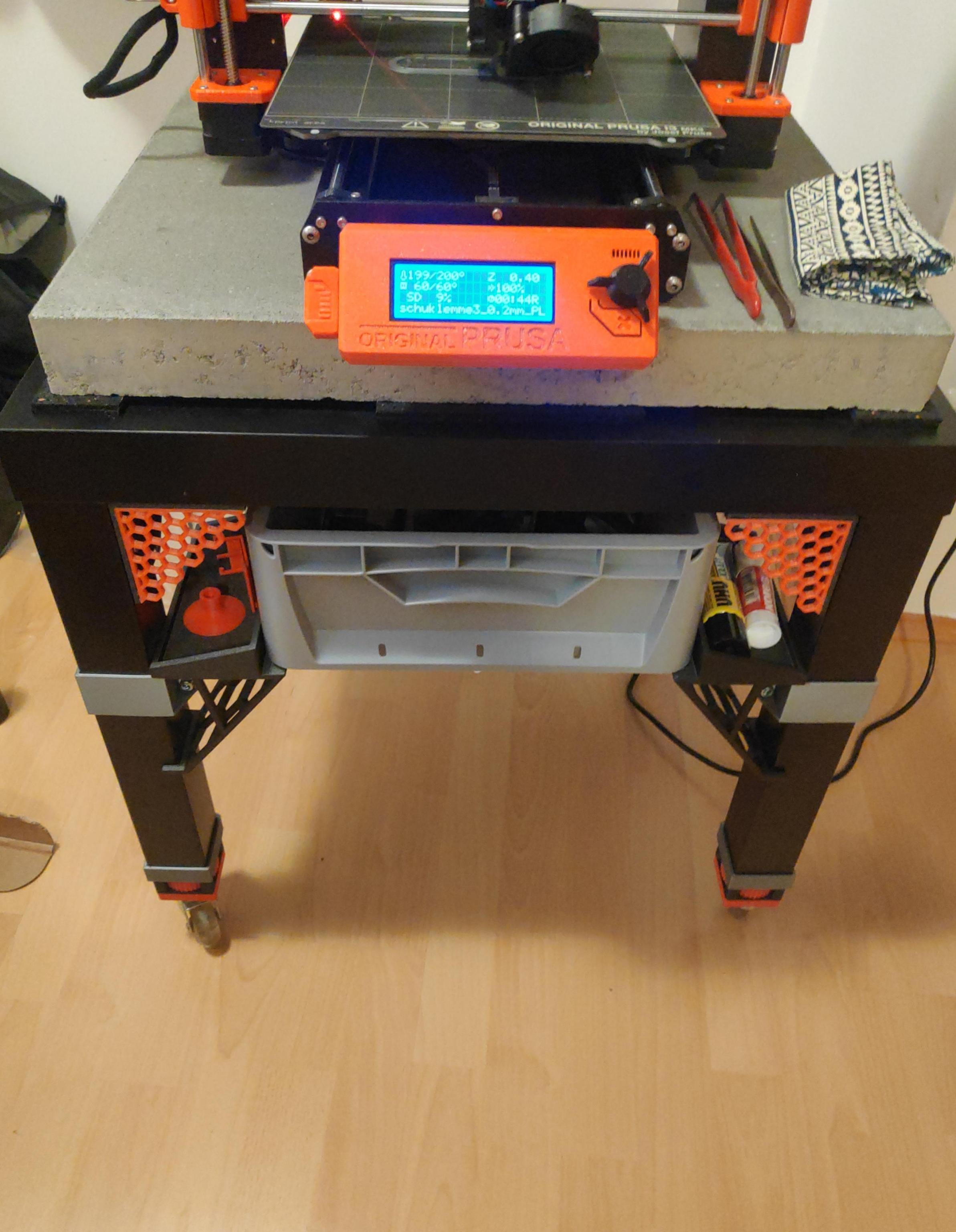 Ikea Lack Schubladensystem mit Eurobox 400x300x120